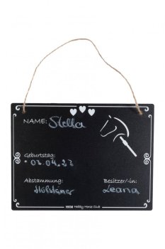 Cedulka na box HKM pro Hobby horse