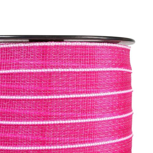 Ohradníková páska Fencee 30mm růžovo/bílá 200m