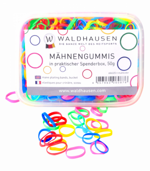 Gumičky Waldhausen Silicon 50g multicolor