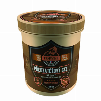 TopVet předzátěžový gel hřejivý 500ml