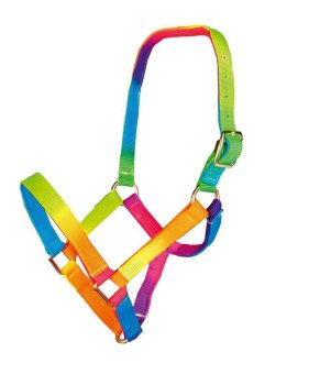 Ohlávka HKM multicolor Rainbow