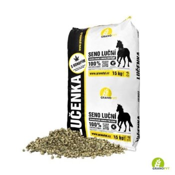 Mikrop granulované seno Lučenka s konopím 15kg