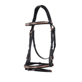 Uzdečka Equestro Clincher rose gold