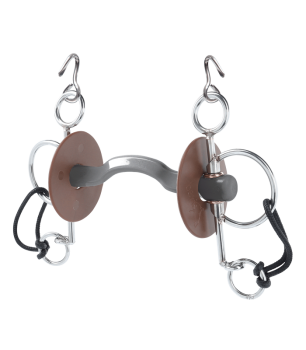 Udidlo Beris pelhem nelomené s výkrojem Konnex