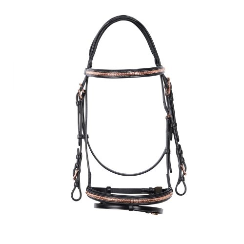 Uzdečka Equestro Clincher rose gold