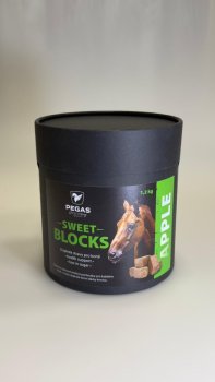 Pochoutky Pegas Jablko sweet blocks 1,2kg