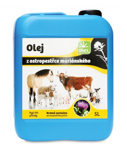 Irel Olej z Ostropestřce mariánského 5L