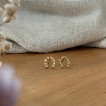 Naušnice Equestrian Popy zlaté