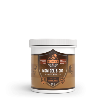 TopVet MSM gel s CBD 500ml
