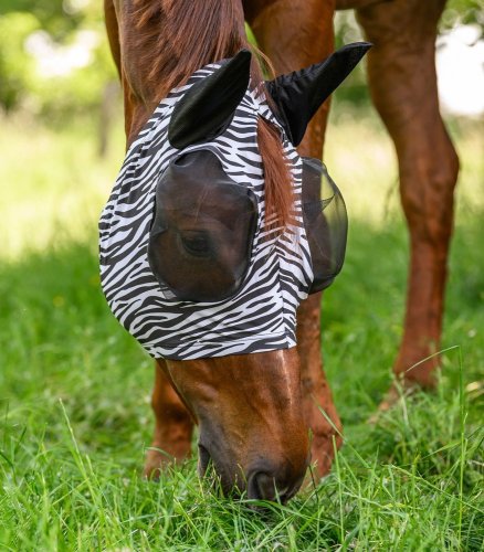 Maska proti mouchám Waldhausen Puck Zebra