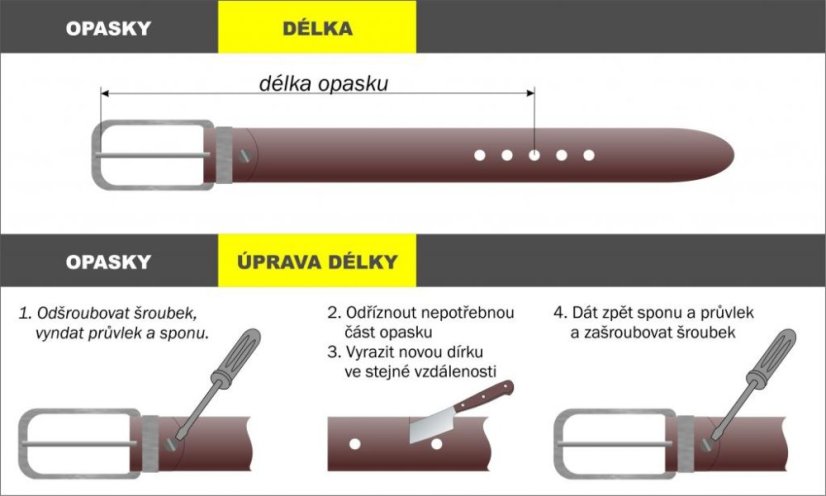 Pásek kožený Australian Wear Will