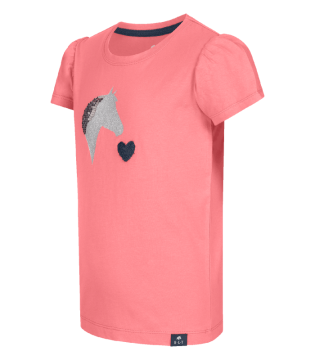 Jezdecká dětská trička - Barva - růžová