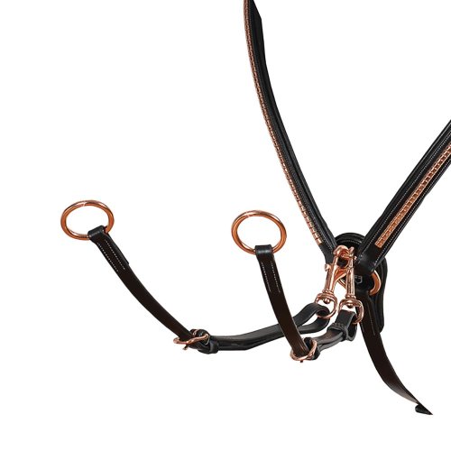Poprsník Equestro Clincher rose gold