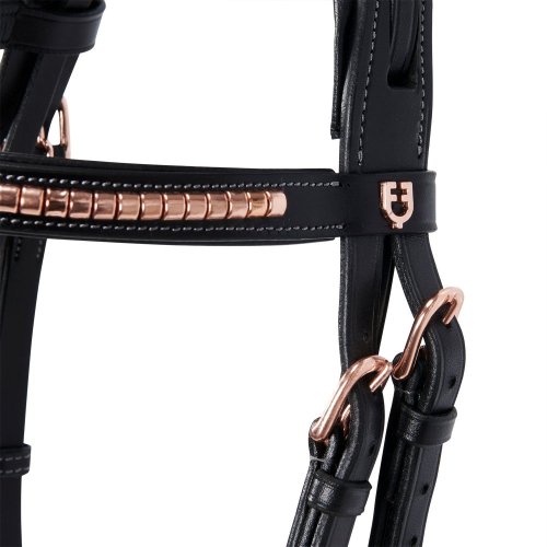 Uzdečka Equestro Clincher rose gold