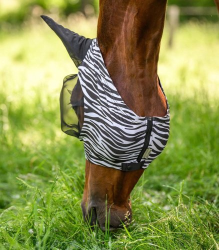 Maska proti mouchám Waldhausen Puck Zebra