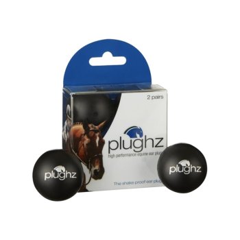 Míčky do uší Plughz černé 2 páry