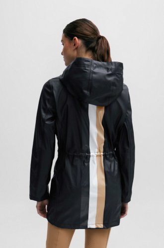 Pláštěnka Boss Equistrian Phoebe Signature Stripe