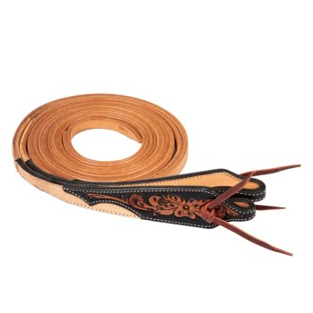 Otěže western Pool's Dark floral